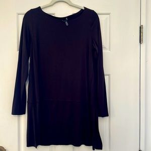 Eileen Fisher Tunic top blouse M brown